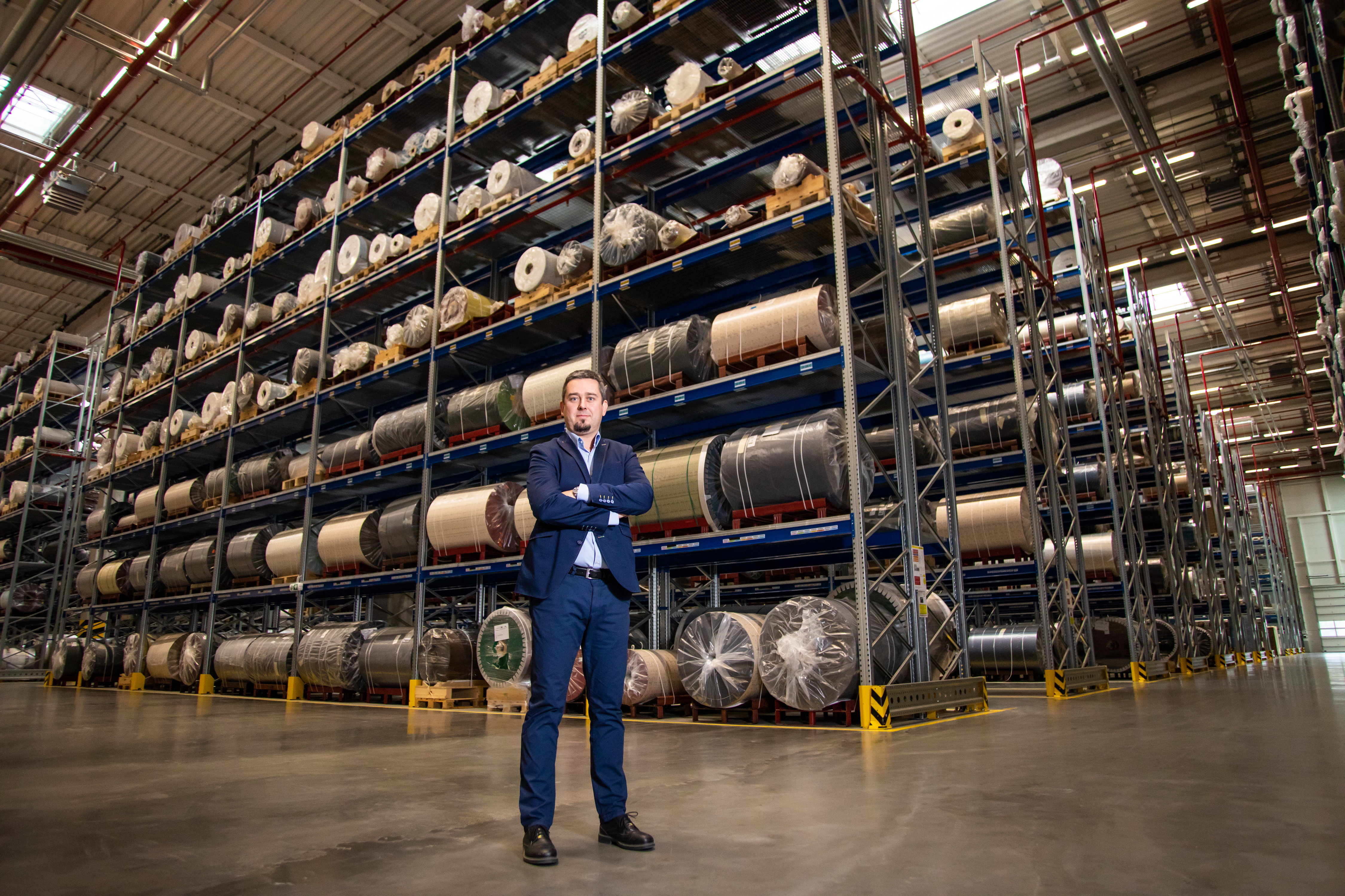 Dawid Nowakowski, dyrektor fabryki w Goleniowie i Członek Zarządu sia Abrasives Polska.