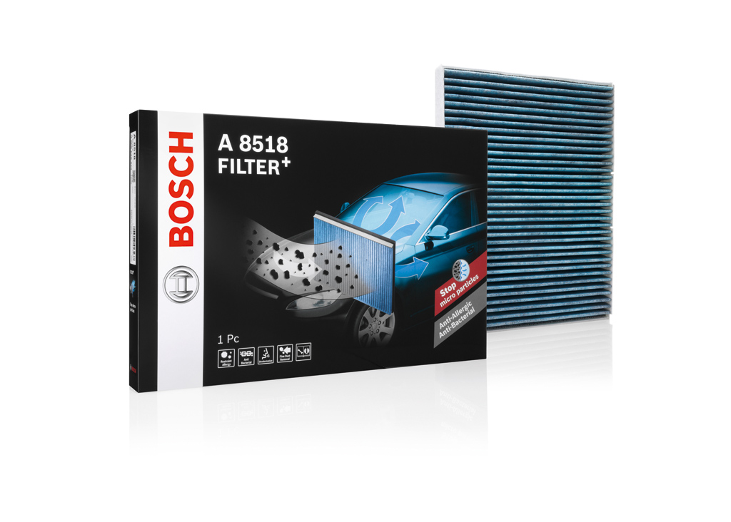 Bosch FILTER +: czyste powietrze w Twoim samochodzie