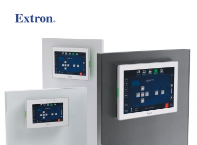 Extron touch pads