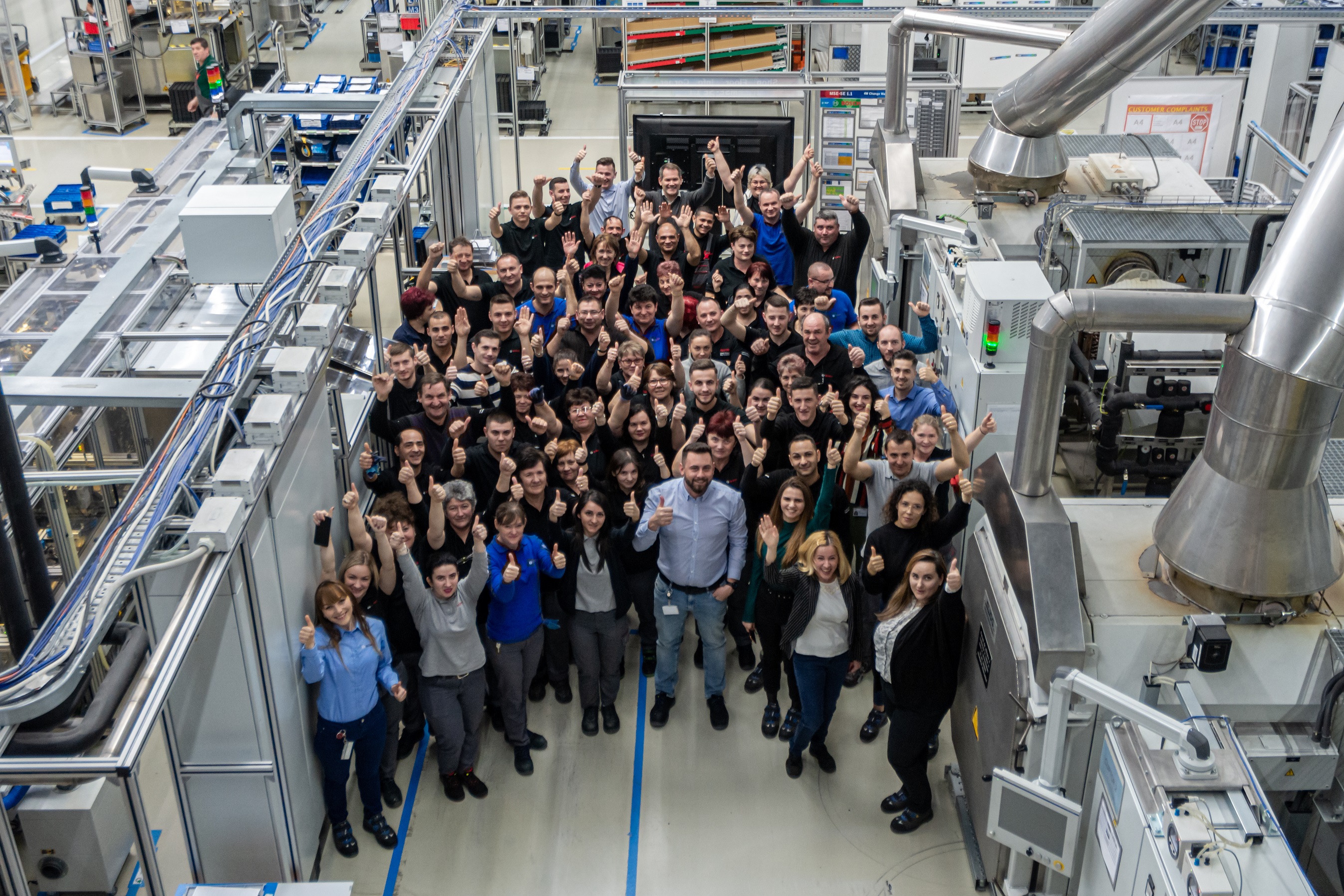Fabrica Bosch din Blaj atinge pragul de 25 milioane de senzori de oxigen 