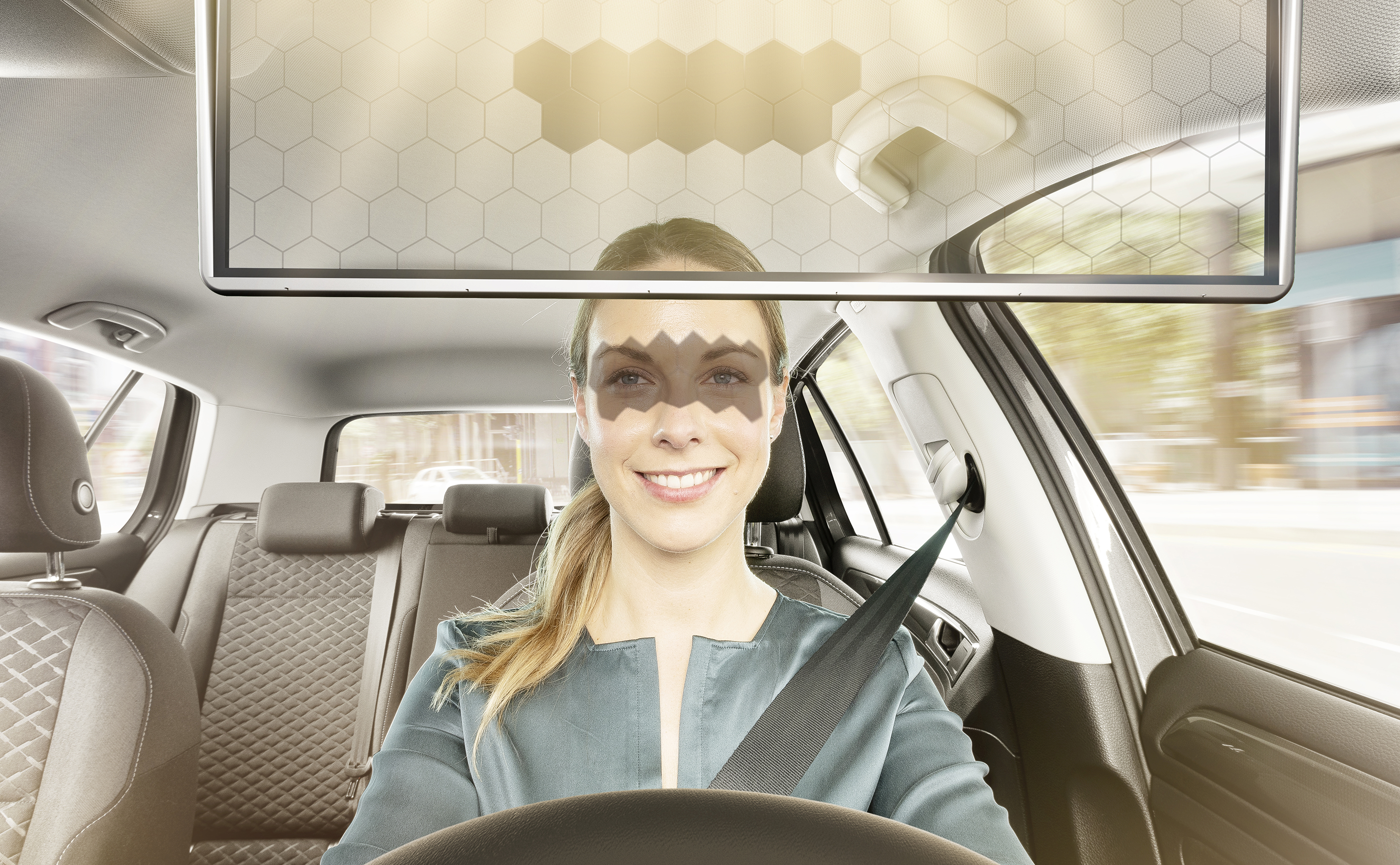 Bosch’s new Virtual Visor greatly improves driver safety and comfort