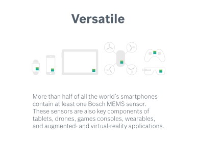 MEMS sensors from Bosch