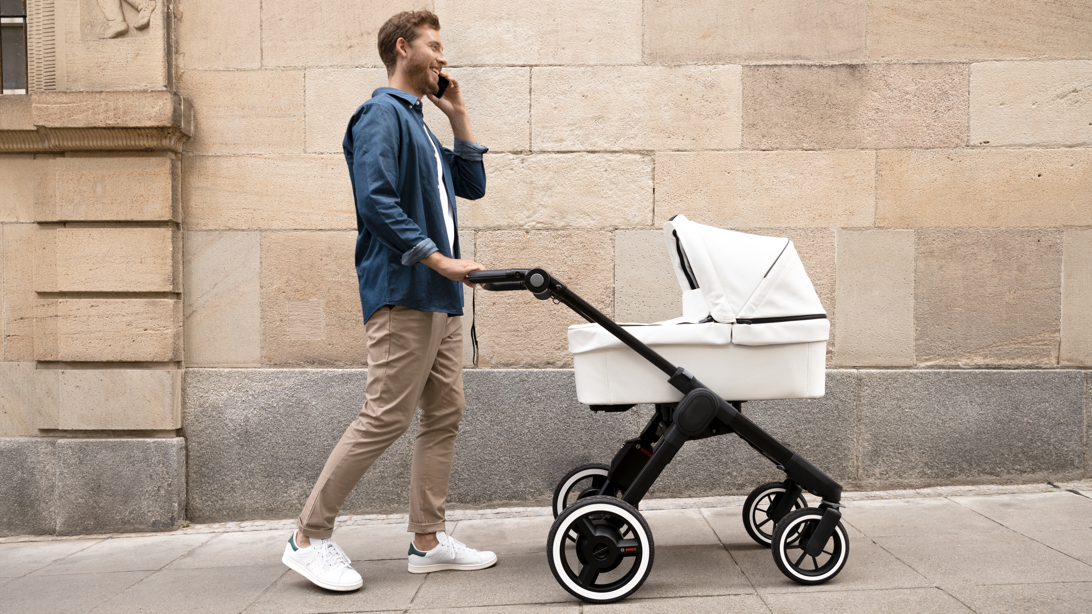 From the wind tunnel to the sidewalk: Bosch is bringing smart electrical drives to strollers