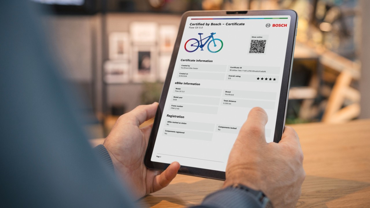 Peace of mind when buying pre-owned eBikes: Certified by Bosch creates trust in the second-hand market