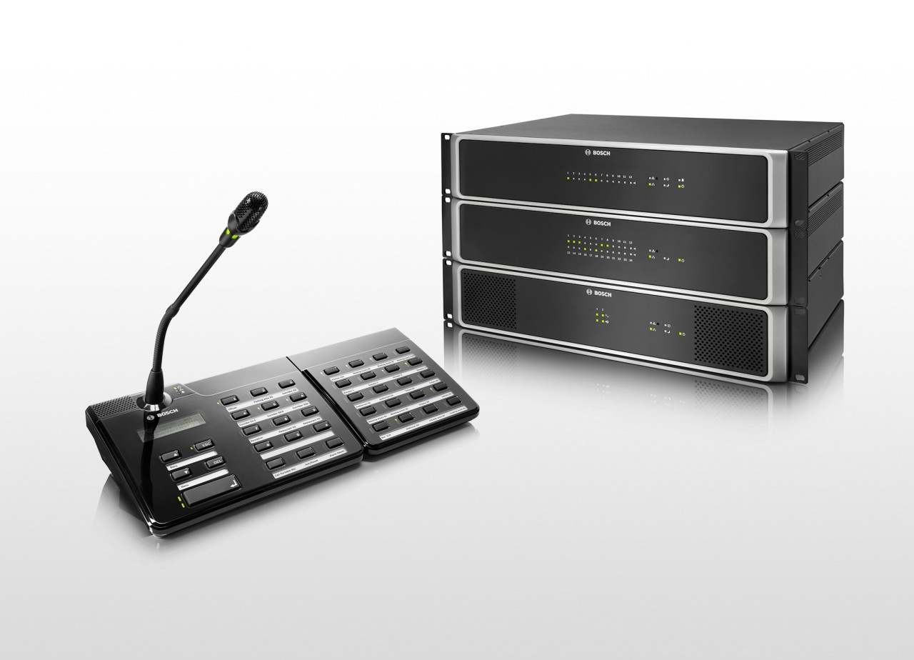 PAVIRO public address and voice evacuation system from Bosch Bosch