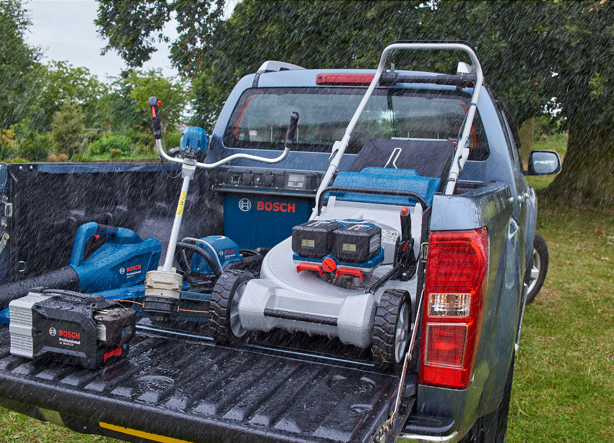 Bosch Extends Its Range Of Professional Garden Tools Media Bosch Range Of Professional Garden Tools Weatherproof 36 Volt System With A Total