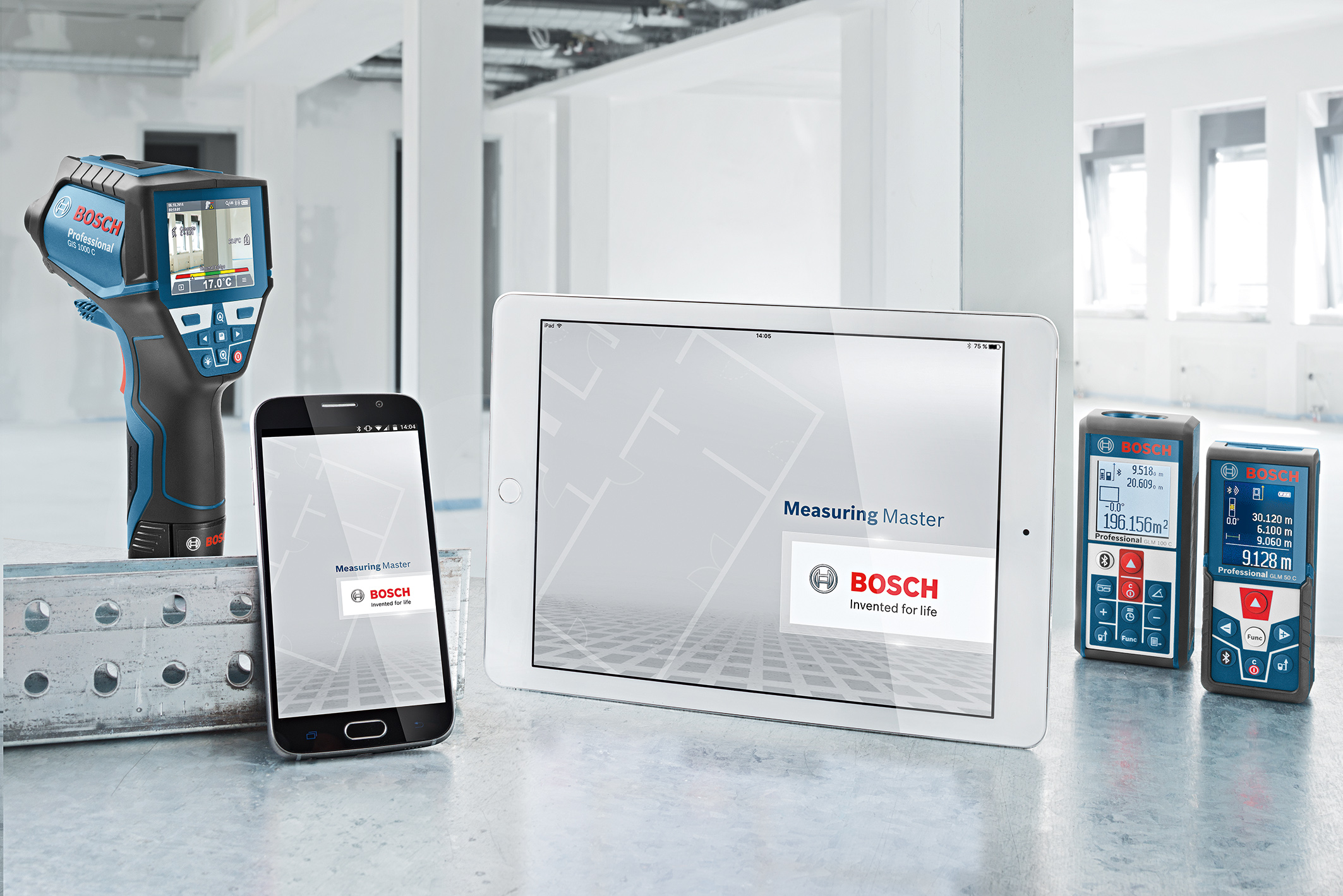 Bosch Entfernungsmesser Glm 50 C App : Neue measuring master app von bosch für profis media service