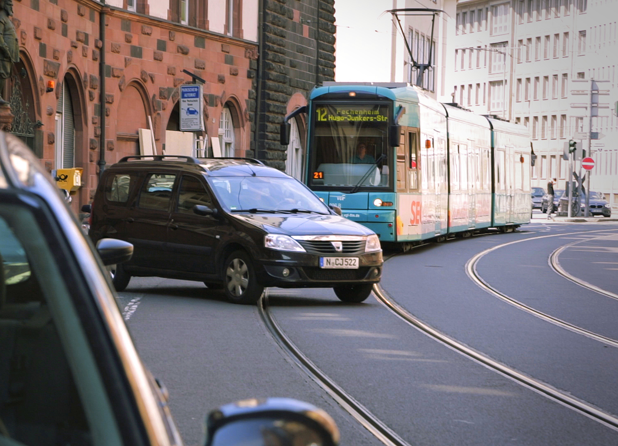 Forward collision warning system for light rail vehicles