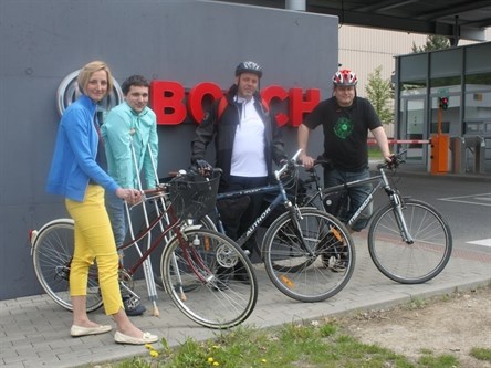Aktivně do práce: firma Bosch Diesel s.r.o. opětovně oceněna jako „Cyklozaměstnavatel Jihlavy“ Jízdou na kole za čisté ovzduší a životní prostředí