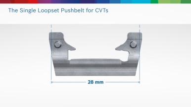 Bosch Transmission Technology B.V. stelt duwband van de toekomst voor