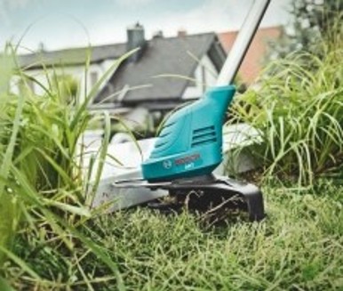 Een perfecte finishing touch voor het gazon met de nieuwe gazontrimmer van Bosch