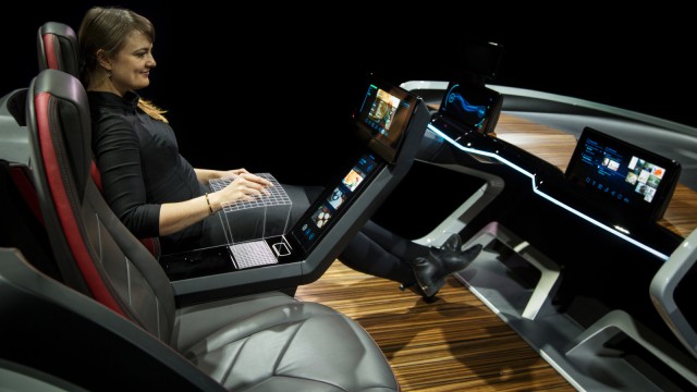 Bosch Concept Car CES 2017 - Ultra Haptics and Driver Monitor