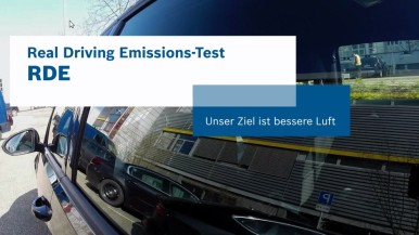 So testet Bosch Diesel-Technik auf der Straße