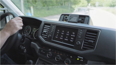 Footage Bosch Brennstoffzellen-Fahrzeug 