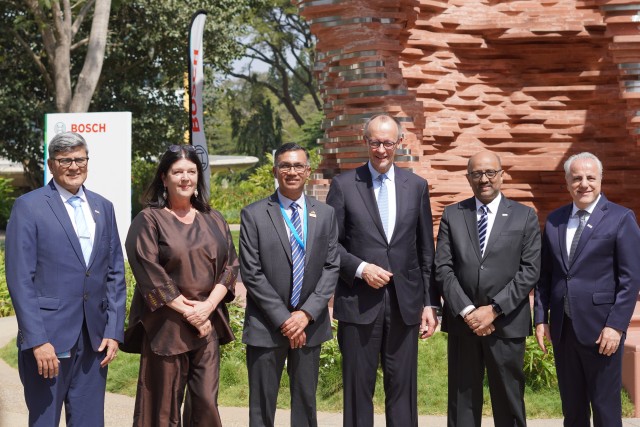 German Chancellor, Friedrich Merz visits Bosch  India 