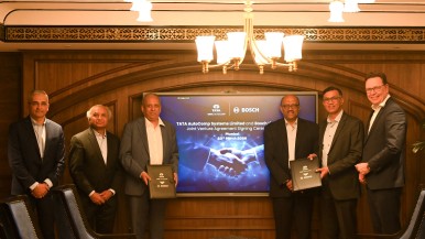 Bosch Limited and Tata AutoComp Systems announce a joint venture to accelerate f ...