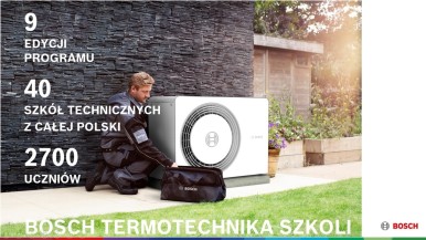 Bosch inwestuje w edukację przyszłych instalatorów 