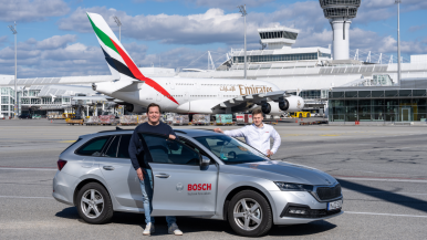 Bosch wdraża innowacyjny system nagłośnieniowo-ostrzegawczy na lotnisku w Monachium