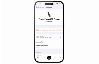 Również akumulator roweru elektrycznego można oznaczyć jako skradziony w aplikac ...