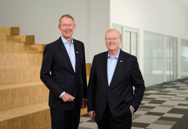 Dr Christian Fischer (z lewej), dr Stefan Hartung (z prawej)