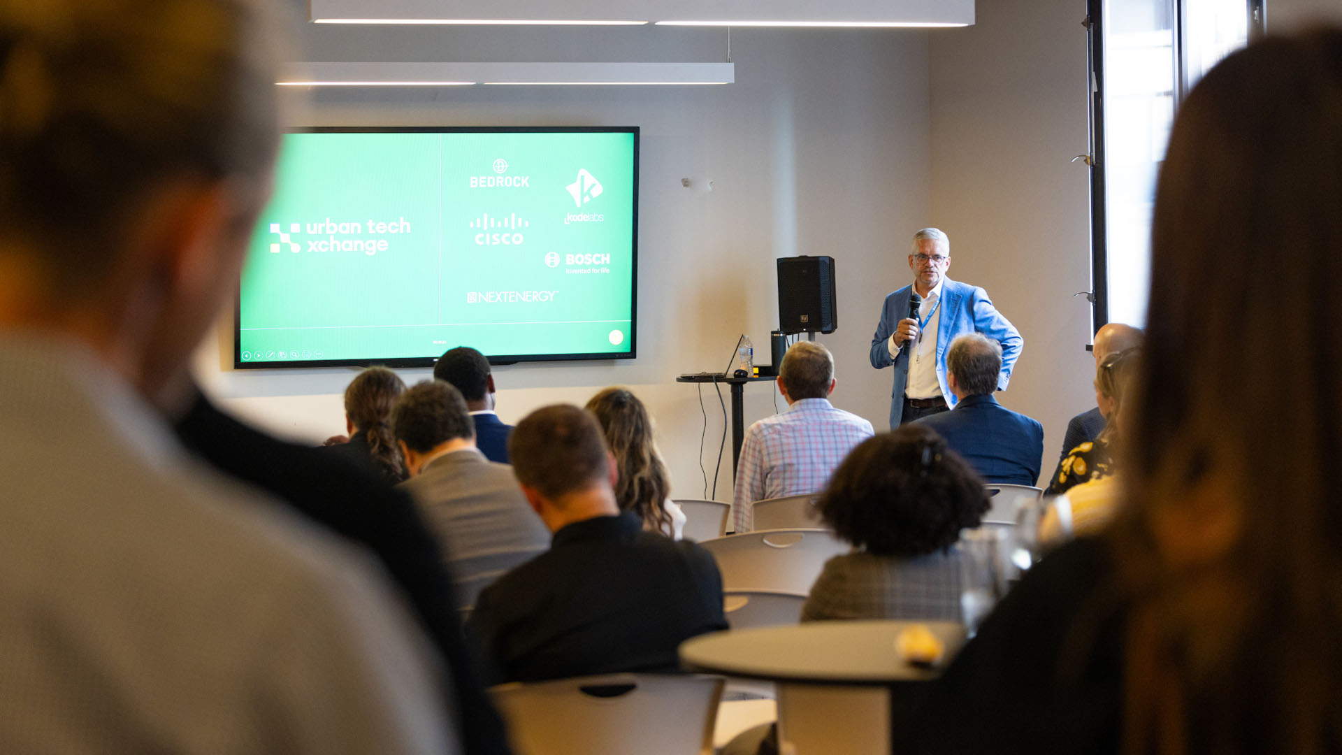 Bedrock, Bosch, Cisco and KODE Labs Launch the Urban Tech Xchange in Downtown Detroit 