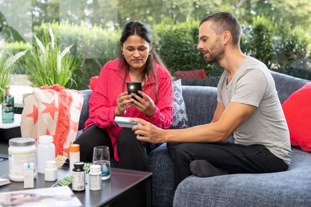 Verification of medical products via app