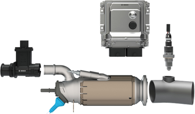 Bosch is introducing Rapid Catalyst Heating (RCH), a system designed to reduce cold-start emissions in gasoline-powered vehicles.