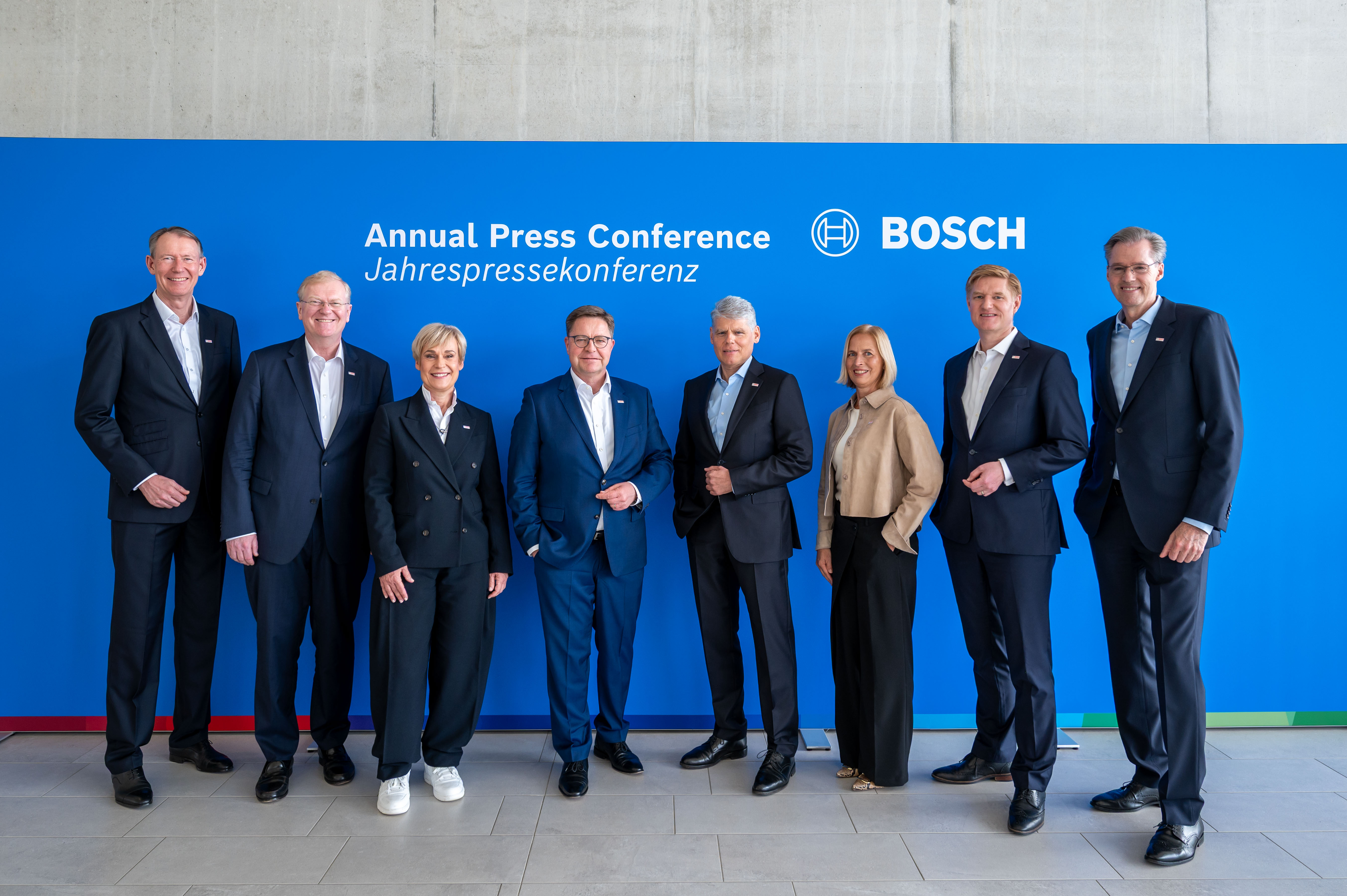 Bosch board of management, at the 2026 Bosch annual press conference.