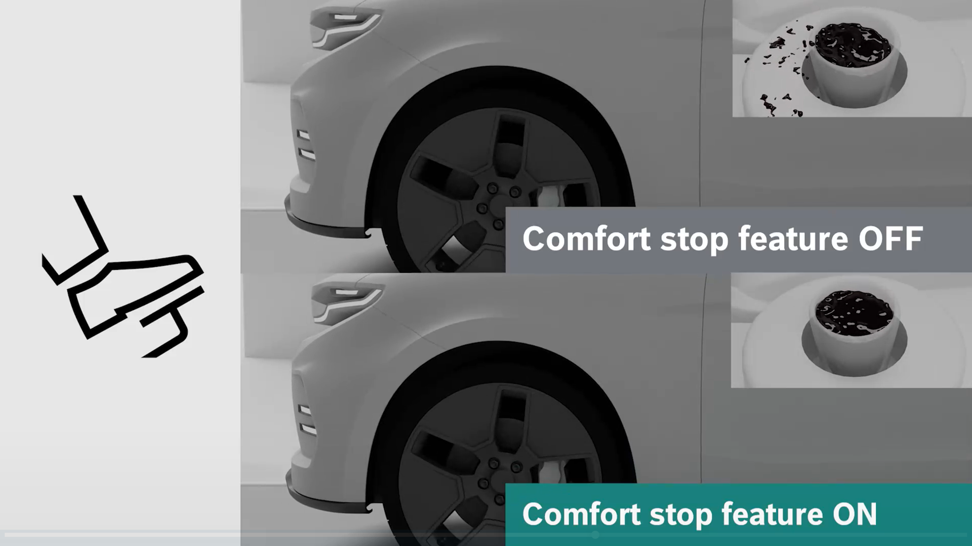 Comfort stop feature 